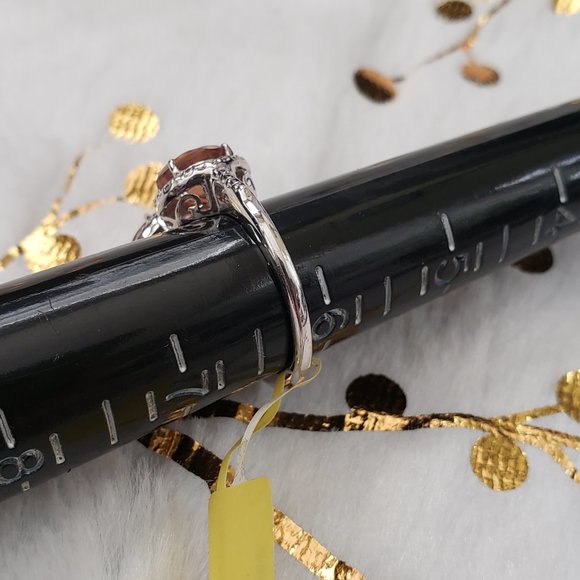 Alexite Diamond Platinum Overlay Sterling Silver Ring Size 6.25 TGW 9.27cts - Picture 9 of 14